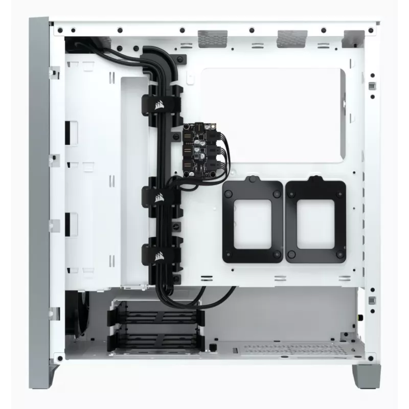 Korpusas Corsair iCUE 4000X RGB Midi Tower Baltas