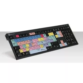 Klaviatūra Logickeyboard Adobe Premiere Pro CC QWERTZ vokiška įvairiaspalvė