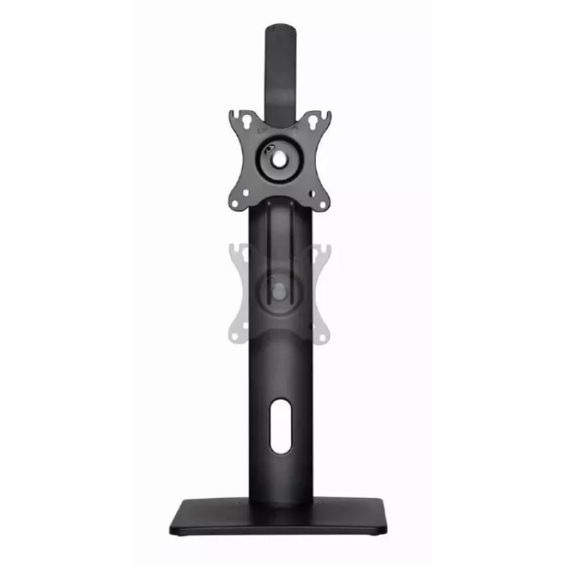 Gembird MS-D1-01 reguliuojamo aukščio monitoriaus stovas, juodas
