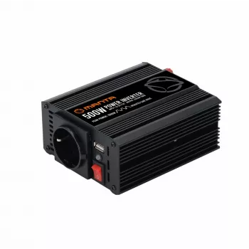 Maitinimo keitiklis MANTA MPI500M 500W nuolatinė / 1000W didžiausia galia nuo 12V DC į 230V AC