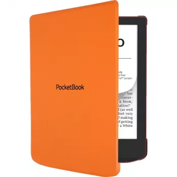 Dėklas „Folio“ 6 colių elektroninei knygai „PocketBook Shell“ – oranžinis, 112×160×12,5 mm, 0,0765 kg
