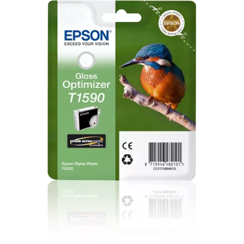 Epson T1590 Gloss Optimizer – blizgesį gerinantis pigmentinis rašalas, 1 vnt.