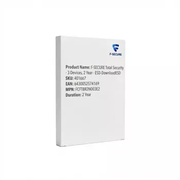 F-SECURE Total Security - 3 Įrenginiai, 2 Metai - ESD atsisiuntimas