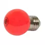 Synergy 21 LED Retrofit E27 lašo formos lemputė G45 Raudona 1 W girliandai