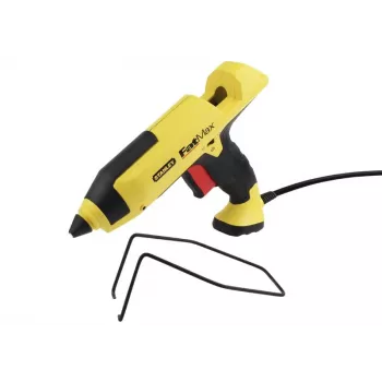 Karšti klijų pistoletas STANLEY FatMax GR 100 R 200 W, 18.83 g/min našumas, maitinamas iš tinklo, 1 min įšilimas, juoda/geltona