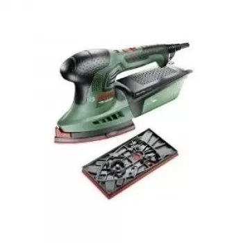 Bosch PSM 200 AES universalus šlifuoklis 26000 OPM juoda, žalia, raudona