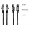 Good Connections Ethernet kabelis USB-C RJ45, antracito spalvos, 2,0 m