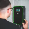 Elektrinė automobilio įkrovimo stotelė Green Cell EV14 22 kW Juodas aliuminis Sieninė