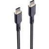 AUKEY CB-KCC101 Nyloninis laidas USB C – USB C 1 m