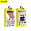AWEI Bluetooth 5.0 T29 TWS ausinės su įkrovimo dėklu juodos/juodos