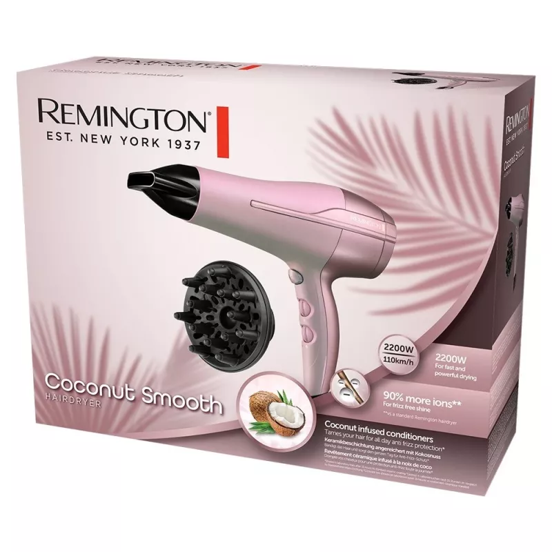 Plaukų džiovintuvas Remington Coconut Smooth D5901