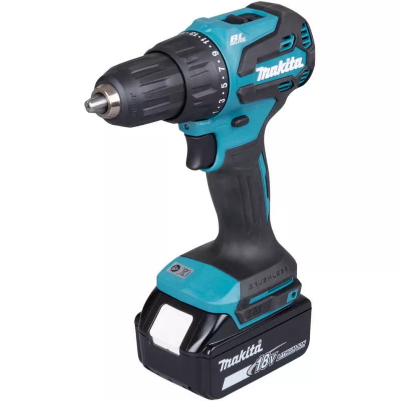 Belaidis smūginis gręžtuvas-suktuvas Makita DHP490Z, 18V (mėlynas/juodas, be akumuliatoriaus ir įkroviklio)