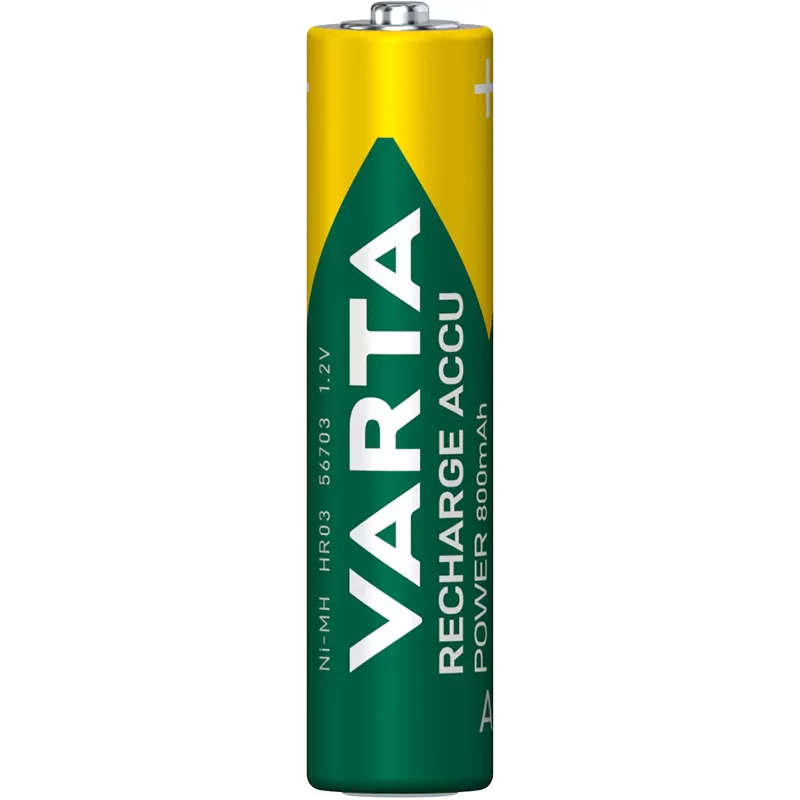 VARTA HR03 AAA įkraunamos baterijos Accu Power 800 mAh 56703 4 vnt. Žalia