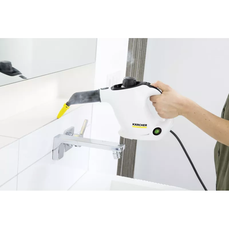 Kärcher SC 1 EasyFix nešiojamas garų valiklis 1200 W Juoda, Balta