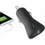 SBS TECRTC1USB2AUL Automobilinis įkroviklis mobiliesiems įrenginiams, juodas