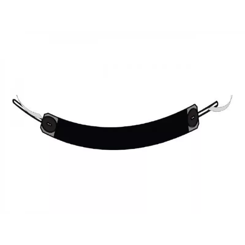 Zebra P1031365-027 rankinis dirželis mobiliesiems spausdintuvams, juodas