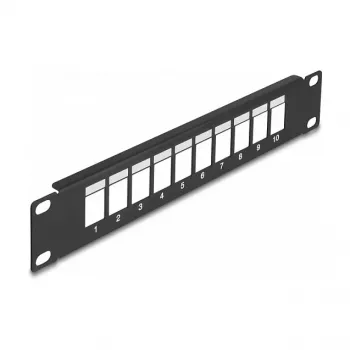 Tuščias skydelis DeLOCK 10 colių Keystone Patch Panel 66676