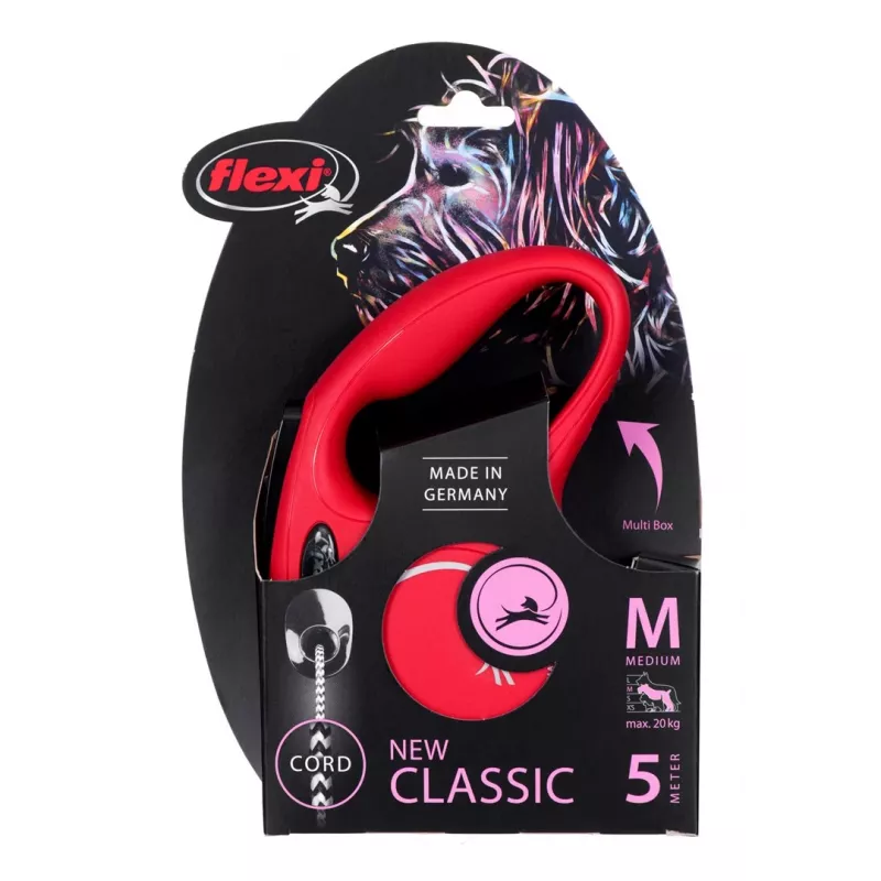 FLEXI New Classic M – atitraukiamas pavadėlis – 5 m