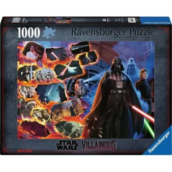 Dėlionė Ravensburger Star Wars Villainous Darth Vader 1000 detalių