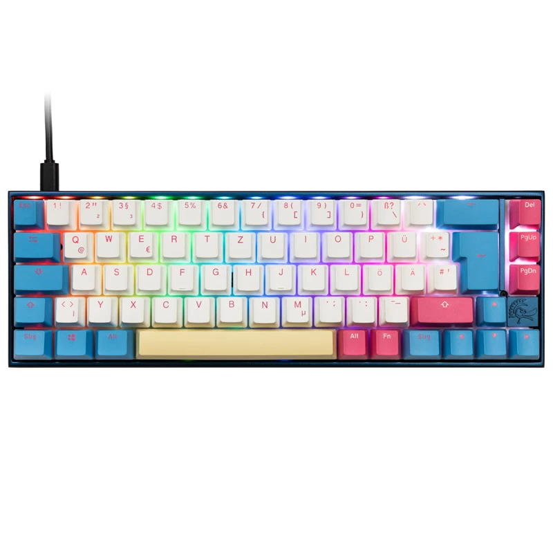 Mechaninė klaviatūra Ducky Mecha SF Limited Dawn Edition su RGB LED, MX Speed Silver jungikliais