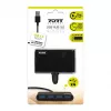 USB šakotuvas Port Designs 900121 USB 3.2 Gen 1 Type-A 5000 Mbit/s juodas