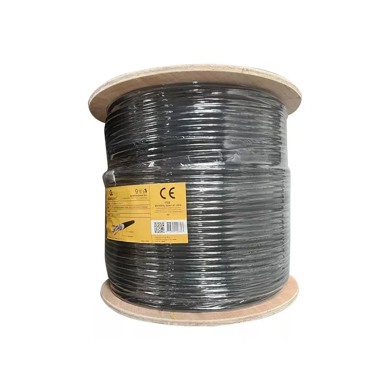 Gembird CAT6 UTP LAN lauko kabelis vientisas 305m juodas
