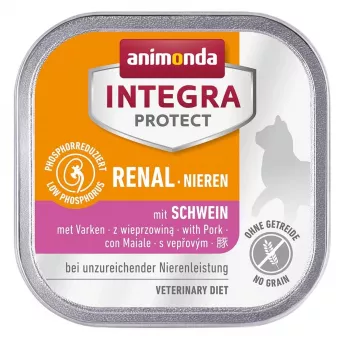 Šlapias kačių ėdalas animonda Integra Protect Mature Pork Grain Free 100 g – inkstų palaikymui, suaugusioms katėms