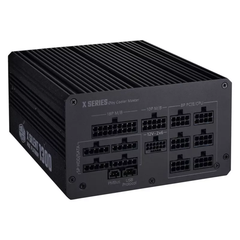 Maitinimo blokas Cooler Master X Silent MAX Platinum 1300W – ATX, 1300W, Platinum efektyvumas