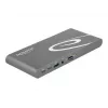 Dockingo stotelė DeLOCK USB Type-C DP 1.4 Triple 4K Display