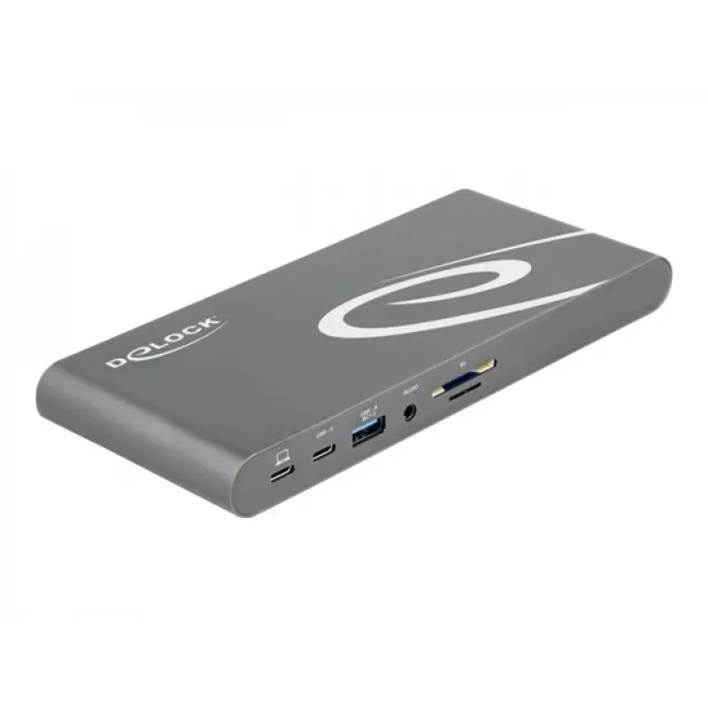 Dockingo stotelė DeLOCK USB Type-C DP 1.4 Triple 4K Display