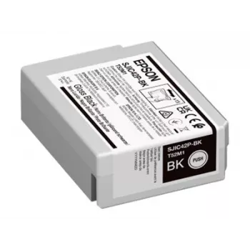 Epson SJIC42P-BK kasetė su rašalu 1 vnt. Originali juoda