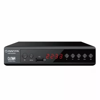 Skaitmeninis TV imtuvas MANTA DVBT025PRO DVB-T2 Full HD palaikymas USB įrašymas
