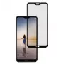 Grūdinto stiklo apsauginis stikliukas Tellur Huawei P20 Lite – su pilnu klijavimu, juodas, draugiškas dėklui
