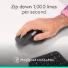 Logitech MX Master 4 for Business pelė – belaidė + Bluetooth, 8000 DPI, grafito spalva