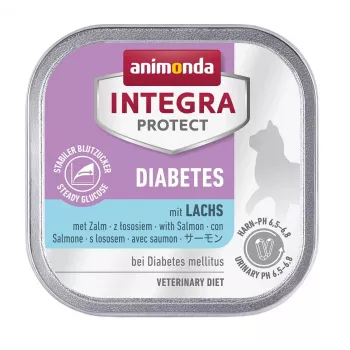 Šlapias kačių ėdalas Animonda Integra Protect Diabetes Salmon 100 g, suaugusioms katėms