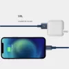 USB-A į Lightning laidas Orsen S9L 1 m 2,1 A – juodas