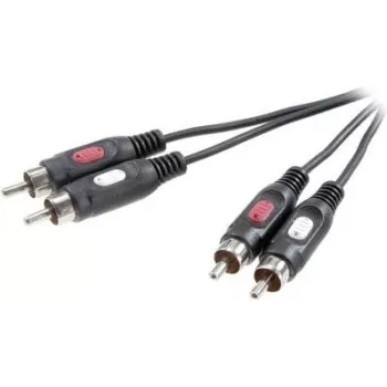 SpeaKa Professional RCA garso jungiamasis laidas [2x RCA kištukas - 2x RCA kištukas] 2,50 m juodas (SP-7869768)