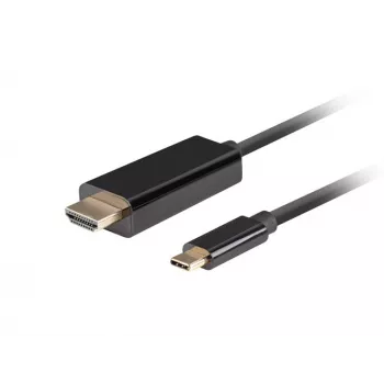 Laidas adapteris Lanberg CA-CMHD-10CU-0018-BK 1,8 m USB Type-C į HDMI