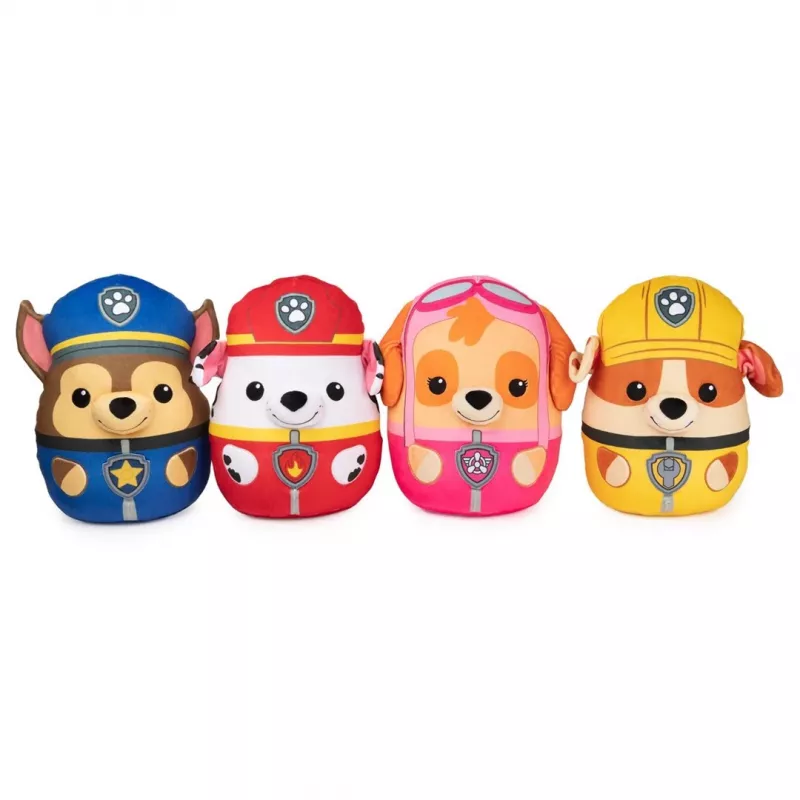 PAW Patrol Rubble Squish Plush minkštas žaislas, 30 cm