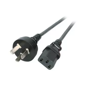 EFB-Elektronik maitinimo laidas C13 180°, juodas, 1,8 m, 3 x 0,75 mm² (EK492.1,8V2)