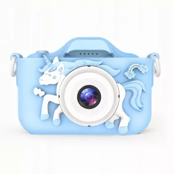 Vaikų skaitmeninis fotoaparatas Extralink Kids Camera H29 Single Blue, 1080P 30fps, 2.0 colio ekranas