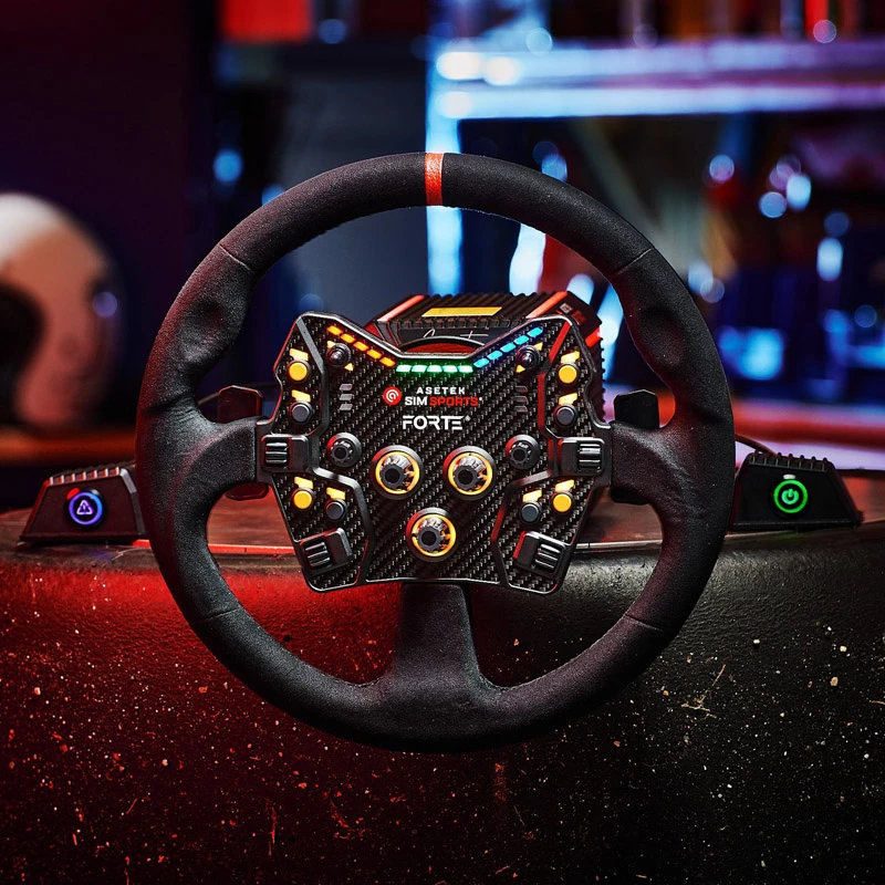 Asetek SimSports GT Vairas - Round Comfort+