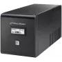 PowerWalker VI 1000 LCD UPS šaltinis Line-Interactive, 1000 VA / 600 W, 4 išvestys (2x Schuko, 2x IEC C13), USB