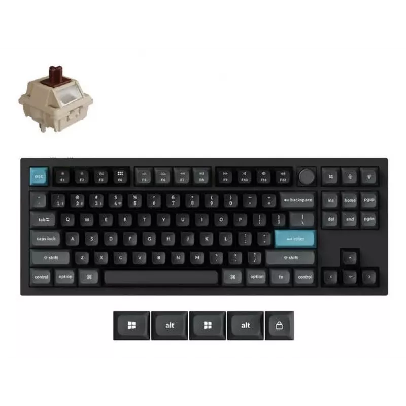 Belaidė klaviatūra Keychron Q3 ULTRA/BLACK Q3U-M3