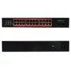 QOLTEC Gigabit Ethernet PoE tinklo jungiklis 24xRJ45 2xSFP