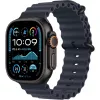 Apple 49mm Navy Ocean Band prailginimas juodas titano apdaila