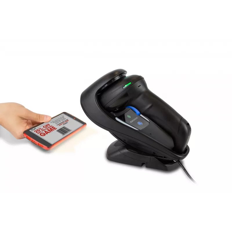 Datalogic Gryphon I GD4520 rinkinys – belaidis brūkšninių kodų skaitytuvas, 2D vaizdo jutiklis, USB