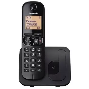 Panasonic KX-TGC 210 PDB belaidis DECT telefonas juodas su skambučio numerio atpažinimu