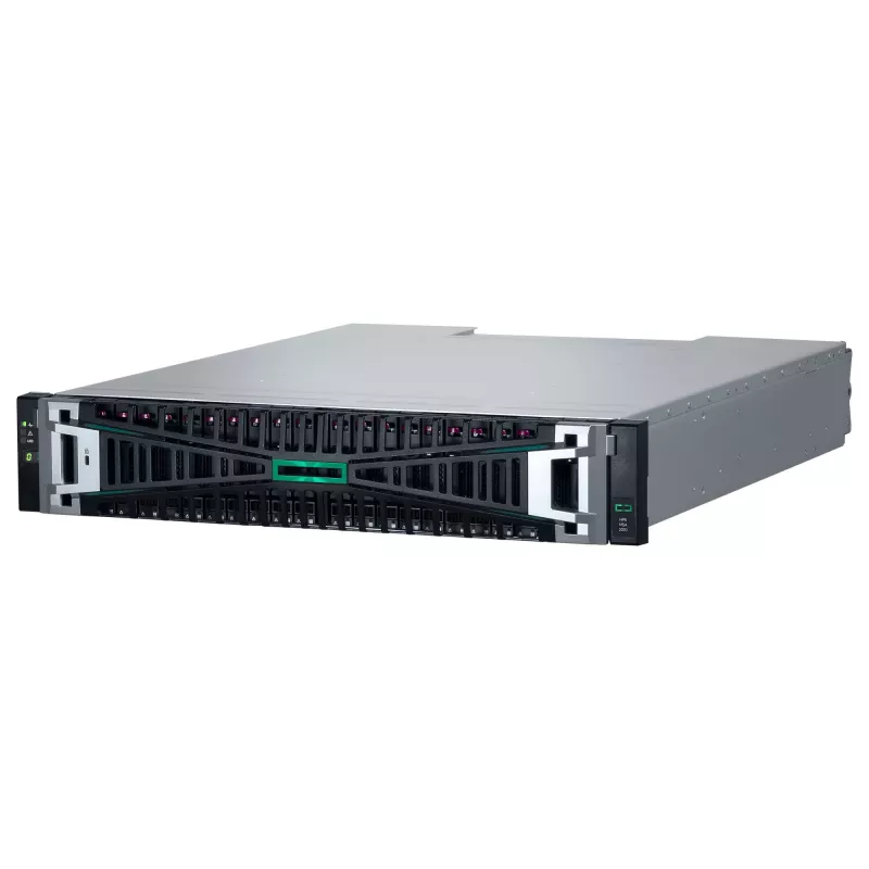 HPE MSA 2070 SFF 2x10/25GbE iSCSI 4 prievadų valdiklis 12x3.84TB SSD 4x10Gb iSCSI siųstuvas 46TB saugyklų masyvas