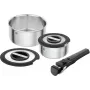 Puodų ir keptuvių rinkinys ZWILLING Unlock 5 dalių, 18/10 nerūdijantis plienas, modelis 1034435